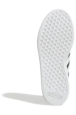 Adidas Grand Court Base 2 Schwarze Sneaker mit weißen 3-Streifen