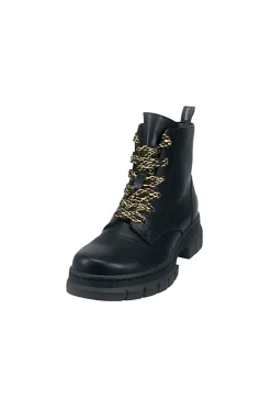 Anfibi neri caldi con zip e suola carrarmato Bagatt D35ANC355000