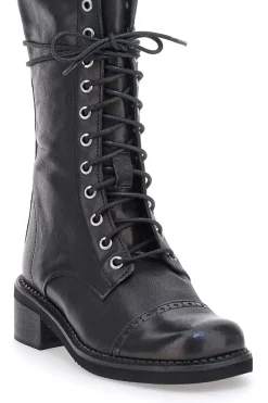 Anfibi Neri con Cerniera Pittarello Must Have 100 da Donna