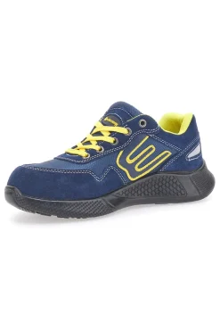 Antinfortunistiche blu giallo in pelle Blue Star BS180 S1PS SR