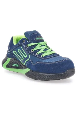 Antinfortunistiche blu verde in pelle Blue Star BS180 S1PS SR