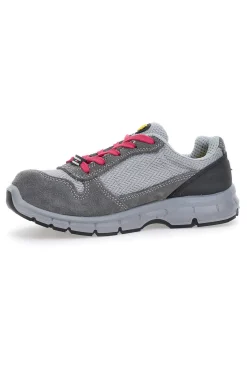 Antinfortunistiche grigie e rosa DIADORA RUN G TEXTILE LOW S1P SRC