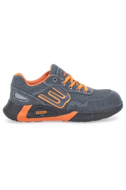Antinfortunistiche grigio arancio in pelle Blue Star BS180 S1PS SR