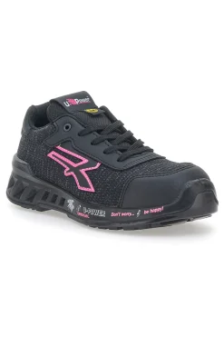 Antinfortunistiche nere e rosa leggere U.Power Michelle ESD S1PS SR