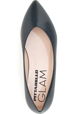 Ballerina nera a punta Pittarello Glam 3890
