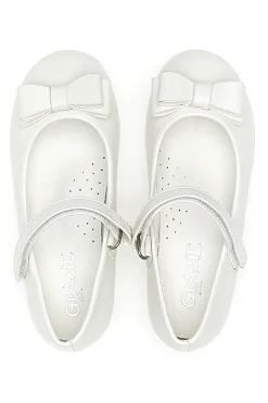 Ballerine Bianche con Cinturino e Fiocco GRAZIE GIRL 39G2509S