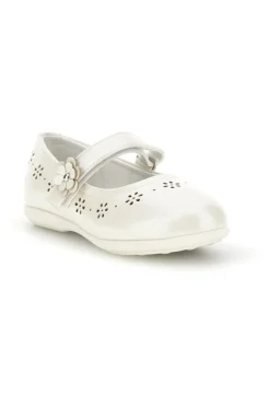 Ballerine Bianche con Fiori Traforati Energy E510