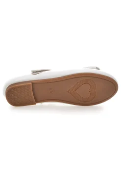 Ballerine bianche con fiocco decorativo Grazie girl 392612S