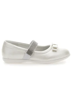 Ballerine Bianco Perlato Con Strass Energy 522