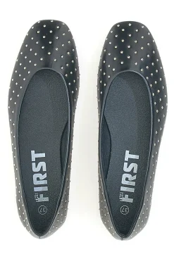 Ballerine nere con borchie The First IDEA13 da Donna