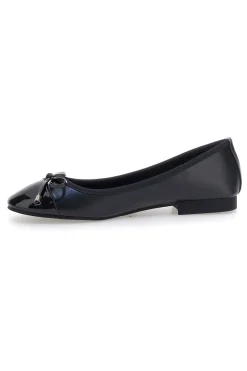 Ballerine nere con fiocco decorativo The First IDE1070