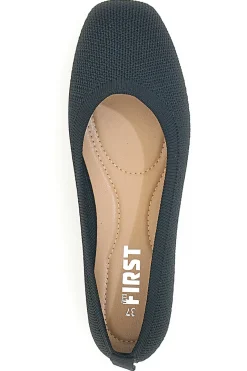 Ballerine nere in tessuto con soletta morbida The First PRE2