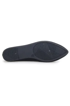 Ballerine nere in tessuto con soletta morbida The First PRESZ42