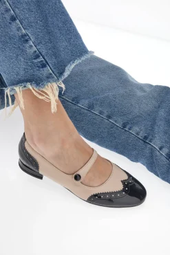 Ballerine Pittarello Glam 3482 Nude e Nere
