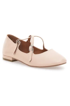 Ballerine rosa con cinturini The First IDEA02