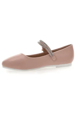 Ballerine Rosa Con Strass e Applicazione Floreale Pitt Kids 392450