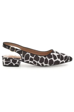 Ballerine Slingback Zebrate a Punta FIRST LADY P553