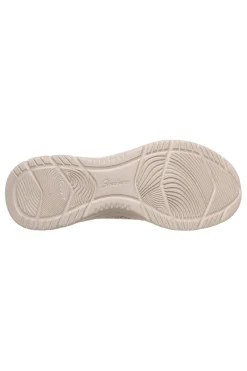Ballerine taupe in maglia Skechers BEDFORD CHEERFUL GLOW