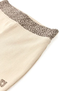 Beige Hose mit Animalprint PITT KIDS PT-KP-7006