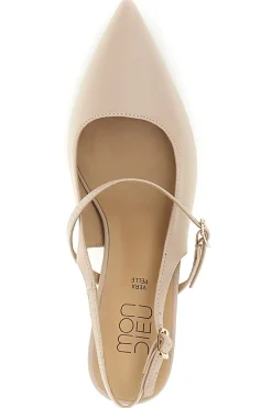 Beige Slingback-Pumps mit Riemen Mon dieu 9447H6