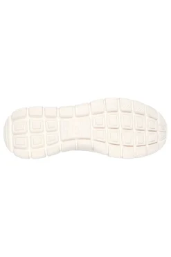 Beige Sneaker aus atmungsaktivem Mesh mit Skechers Track Front Runner Memory Foam-Innensohle