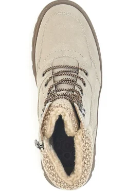 Beige Stiefeletten mit warmer Innenseite und gearbeitetem Kragen Relife 22808B13R