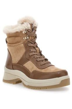Beige Stiefeletten mit warmer Innenausstattung Altemberg 15222K17