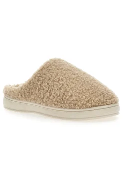 Beige Teddy-Hausschuhe Coveri World 233092