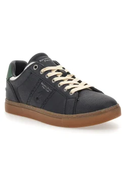 Beverly Hills Polo BHM525120 schwarze Sneakers mit Gummisohle
