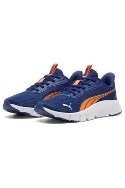 Blau und orange leichte Laufschuhe Puma Flexfocus Lite Modern Jr