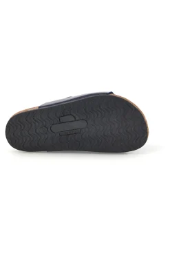 Blaue Hausschuhe mit doppelter Schnalle Pittarello bio 257A206SR