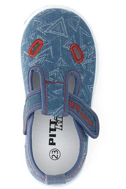 Blaue Schuhe mit Sternen und Klettverschluss PITT KIDS 2242924
