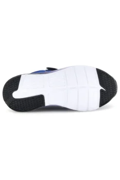 Blaue Turnschuhe mit Riemen und orangefarbenen Einsätzen Fila Crusher V Kids FFK0076