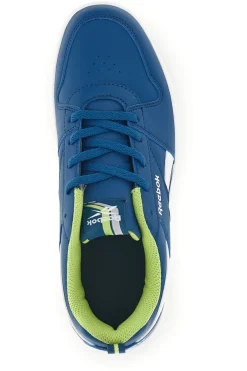Blaue Turnschuhe mit Schnürsenkeln und weißer Sohle Reebok Royal Prime 2