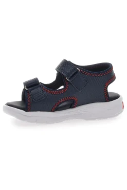 Blaue und rote Sandalen mit Lichtern und verstellbaren Riemen Spiderman M11953M