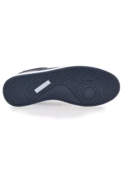 Blaue und weiße Low-Sneaker aus Baumwollgürtel Player Lth