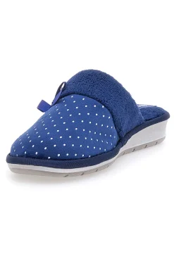 Blaue weiche Hausschuhe INBLU 72 LB