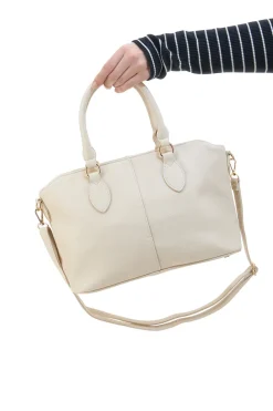 Borsa a Mano Beige con Tracolla Removibile LAURA BIAGIOTTI EMBARK 117-1