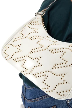 Borsa a Spalla Bianca Con Tracolla Lancetti Norvil 109-3
