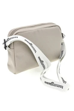 Borsa a Tracolla Beige in Tessuto con Tracolla con Logo Tommy Jeans 18462