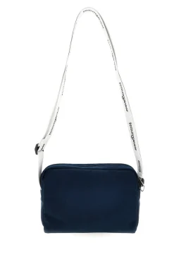 Borsa a Tracolla Blu in Tessuto con Tracolla con Logo Tommy Jeans 18462