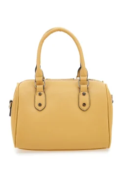 Borsa bauletto senape con tracolla removibile GUIDO VIETRI K30.357.B028