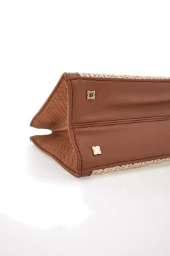 Borsa da spalla effetto intrecciato Laura Biagiotti AMPUR