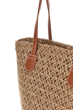Borsa naturale intrecciata Selun 261002/E