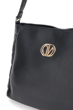Borsa nera con dettagli trapuntati Guido Vietri K30,369,B015