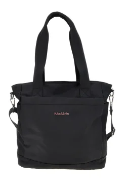 Borsa nera con tracolla e manici Me & me 2331