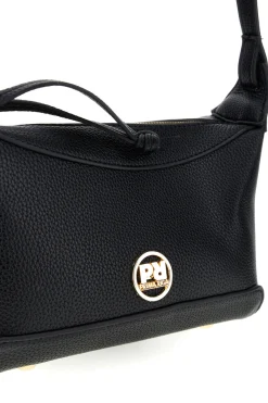 Borsa nera con tracolla Prima riga BAGPITT003-B