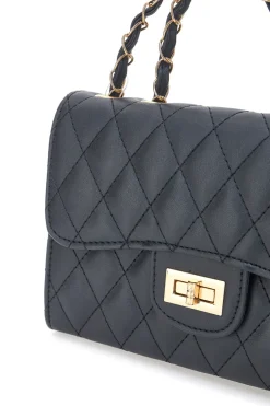 Borsa nera trapuntata con manico PRIMA RIGA SPA TALIA