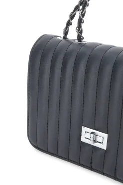 Borsa nera trapuntata con doppio manico PRIMA RIGA SPA ATENA