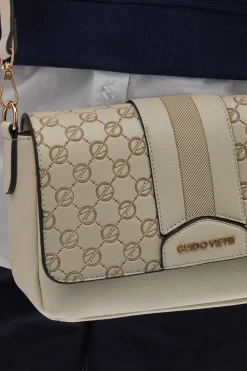 Borsa Rettangolare Beige a Tracolla GUIDO VIETRI K30.357.B016
